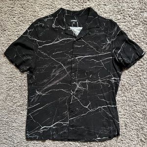 Express Black Short Sleeve Shirt Size Small